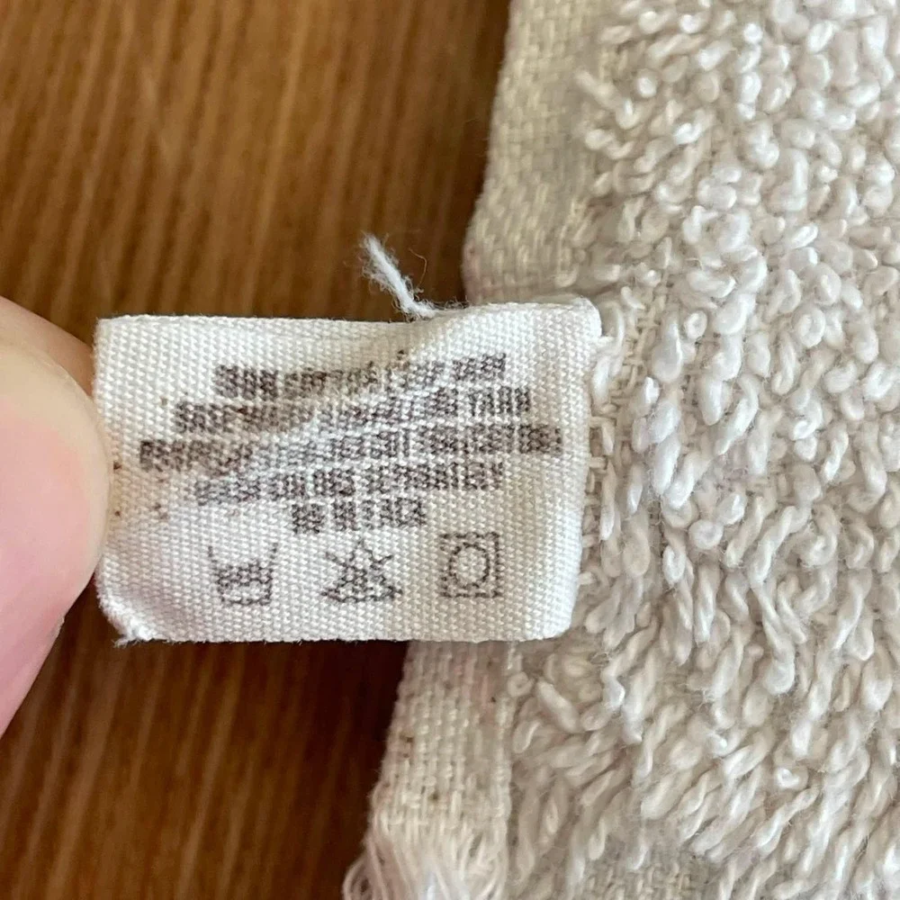 Vintage Cannon Kitchen Hand Towel Herbs Orange Brown Fringe